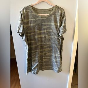 Torrid Vintage Tee Triblend Jersey Green Camo